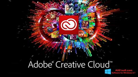 Posnetek zaslona Adobe Creative Cloud Windows 8.1