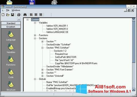 Posnetek zaslona NSIS Windows 8.1