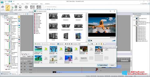 Posnetek zaslona VSDC Free Video Editor Windows 8.1