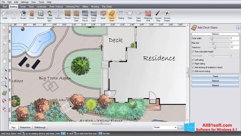 Posnetek zaslona Realtime Landscaping Architect Windows 8.1