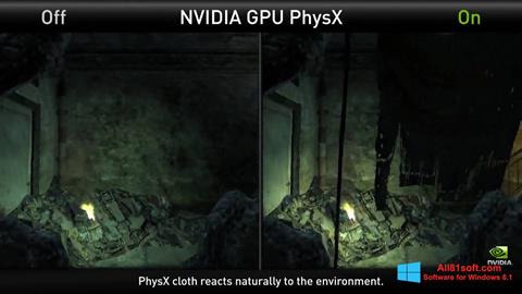 Posnetek zaslona NVIDIA PhysX Windows 8.1