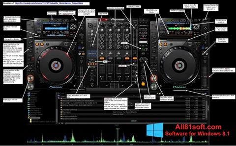 Posnetek zaslona Virtual DJ Windows 8.1