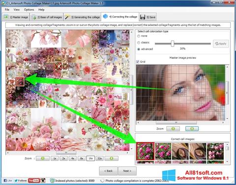 Posnetek zaslona Photo Collage Windows 8.1