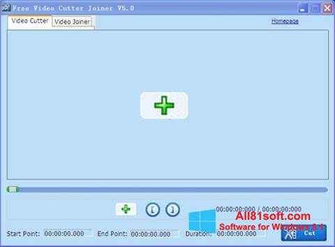 Posnetek zaslona Free Video Cutter Windows 8.1