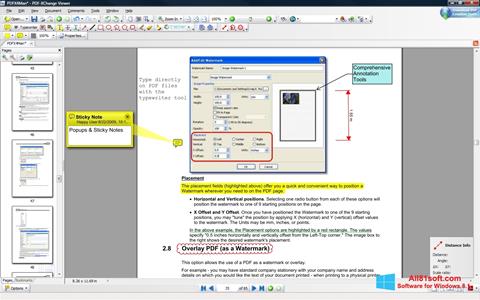 Posnetek zaslona PDF-XChange Editor Windows 8.1