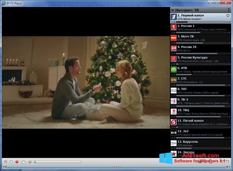 Posnetek zaslona IP-TV Player Windows 8.1