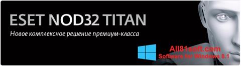 Posnetek zaslona ESET NOD32 Titan Windows 8.1