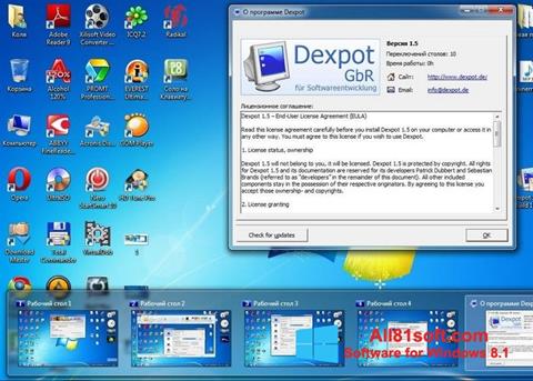 Posnetek zaslona Dexpot Windows 8.1