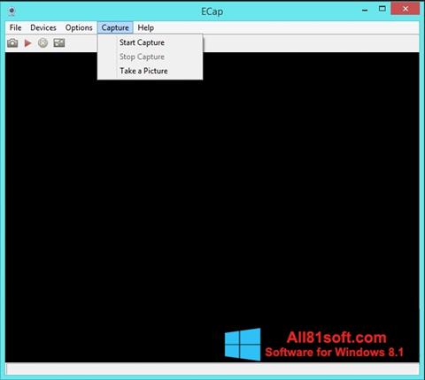 Posnetek zaslona ECap Windows 8.1