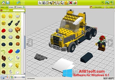 Posnetek zaslona LEGO Digital Designer Windows 8.1