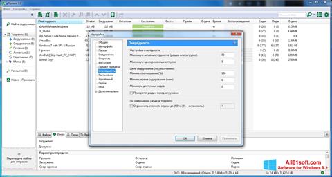 Posnetek zaslona uTorrent Windows 8.1