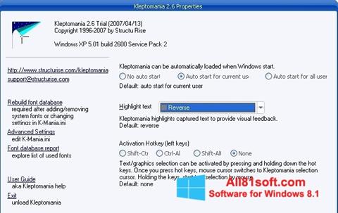 Posnetek zaslona Kleptomania Windows 8.1