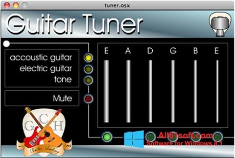 Posnetek zaslona Guitar Tuner Windows 8.1