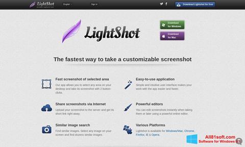 Posnetek zaslona LightShot Windows 8.1