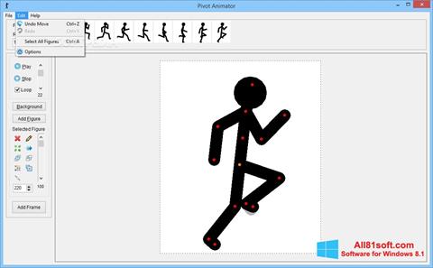 Posnetek zaslona Pivot Animator Windows 8.1