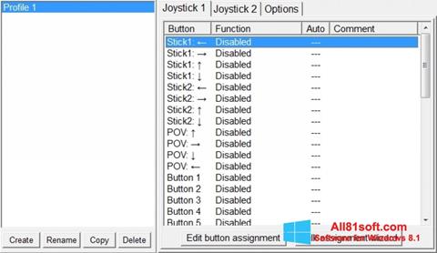 Posnetek zaslona JoyToKey Windows 8.1