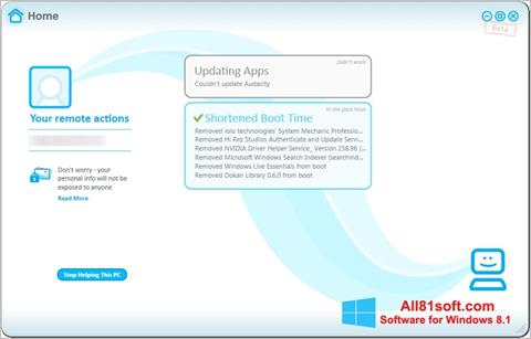 Posnetek zaslona Soluto Windows 8.1