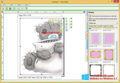 Posnetek zaslona PhotoMix Collage Windows 8.1
