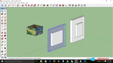Posnetek zaslona SketchUp Make Windows 8.1